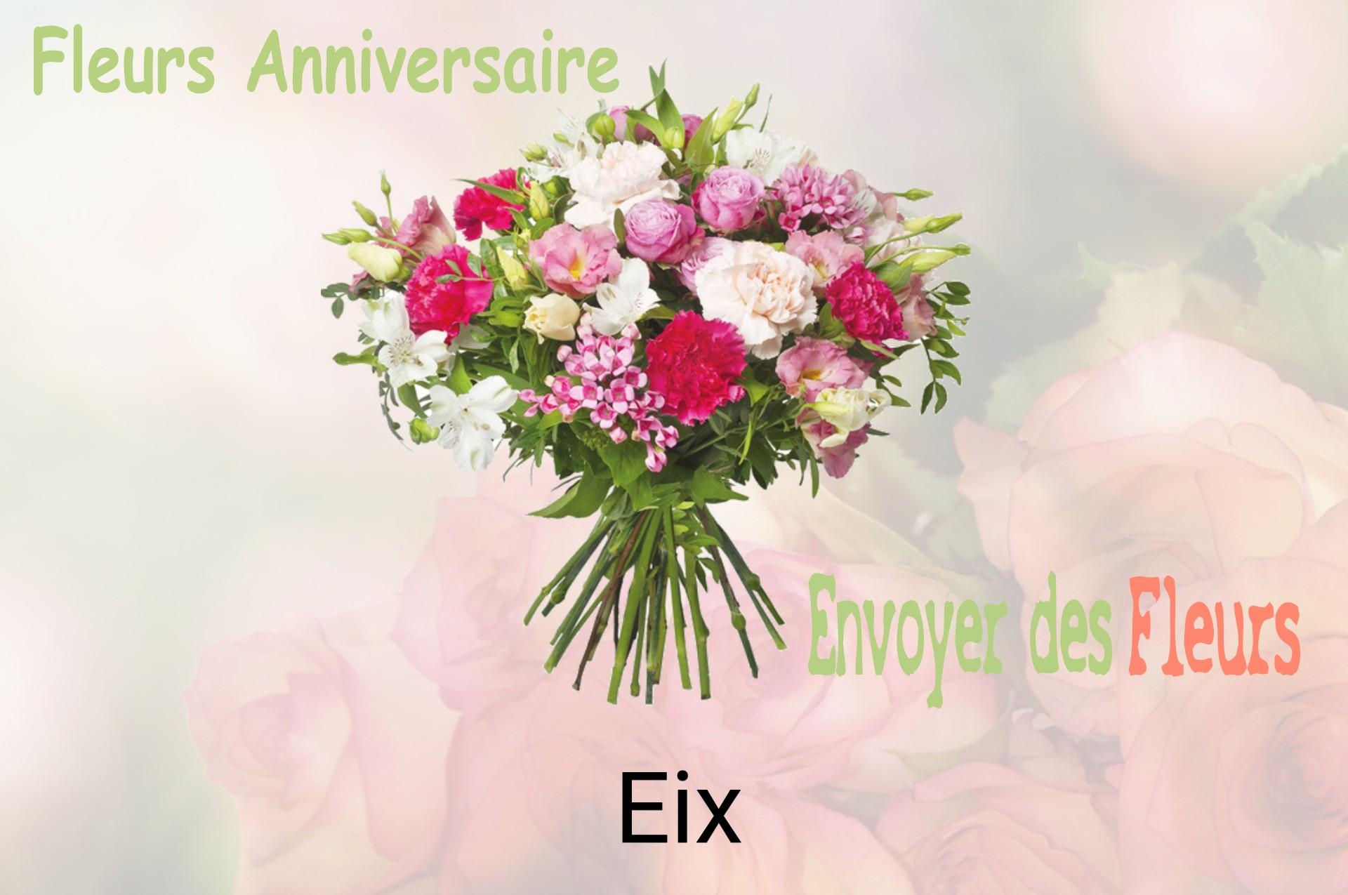 Bouquet de fleurs d’anniversaire livré à Eix